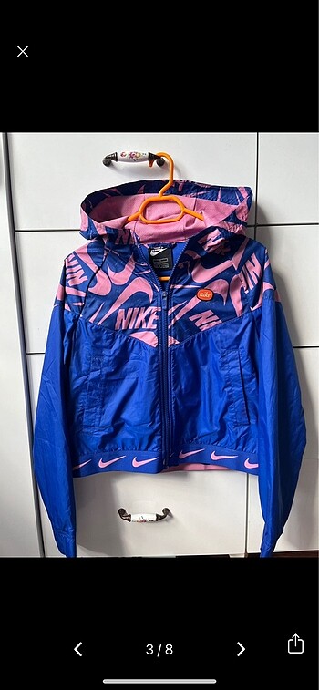 11-12 Yaş Beden Orijinal nike yağmurluk çocuk rüzgarlık