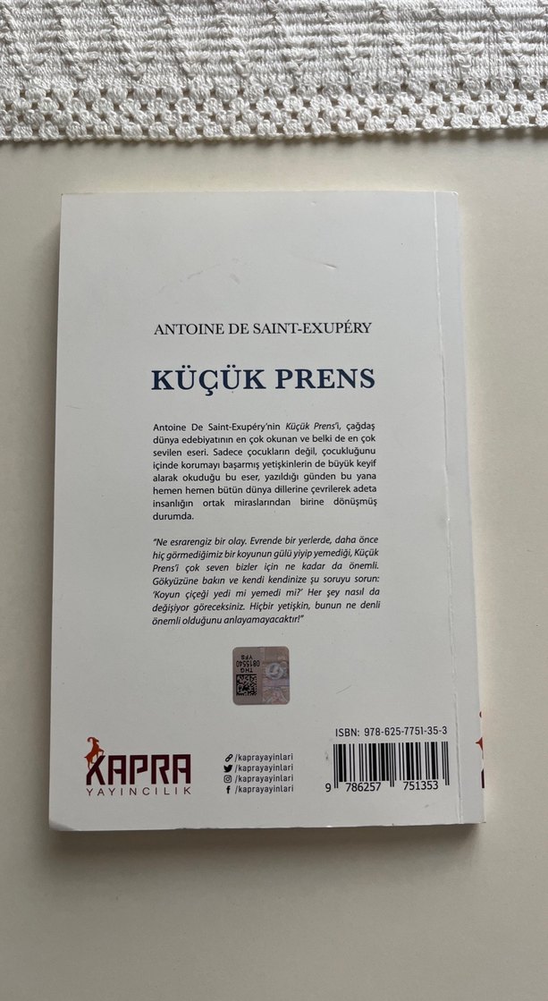 Küçük Prens - Antoine de Saint-Exupéry - Görsel 2