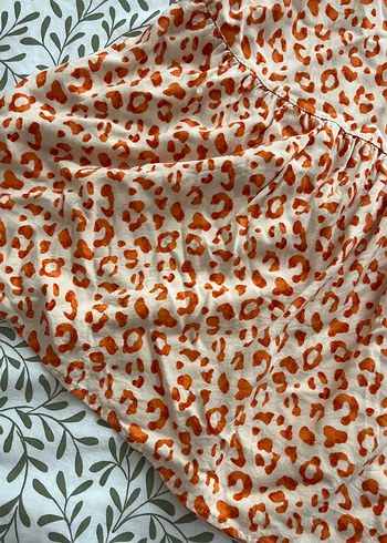 Kadın Bohem Leopar Desenli Uzun Etek - Görsel 2