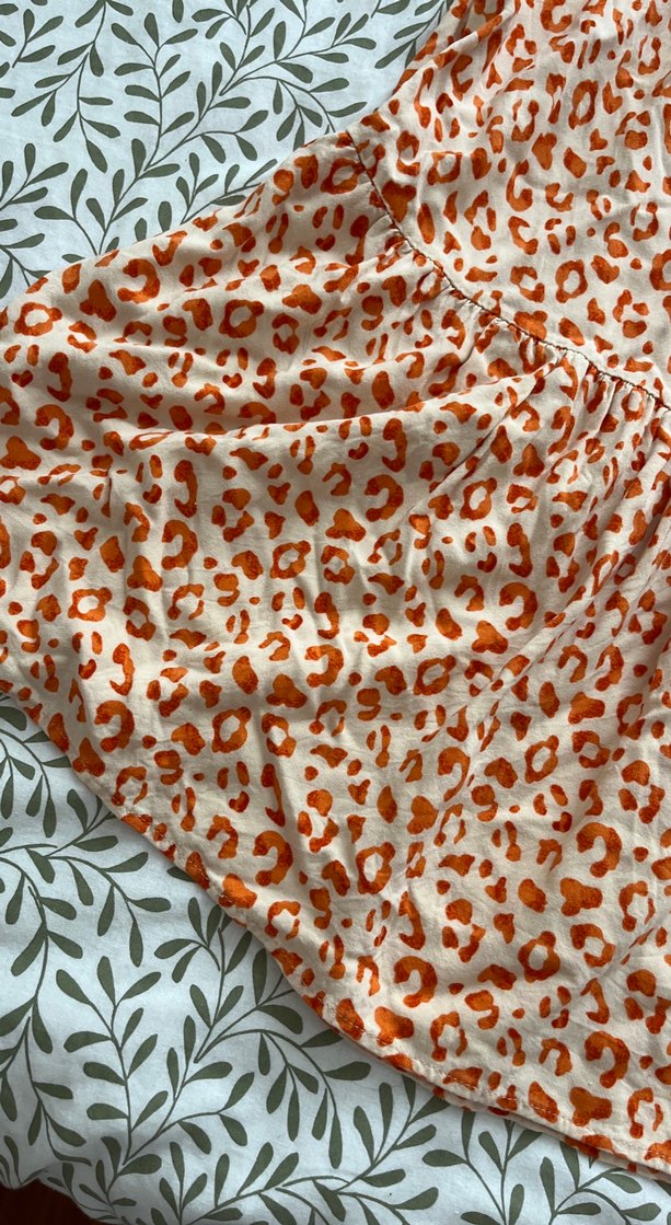 Kadın Bohem Leopar Desenli Uzun Etek - Görsel 2