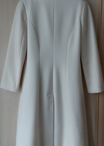 Adil Işık xs kemik renk Kadın Kışlık Manto - Görsel 3