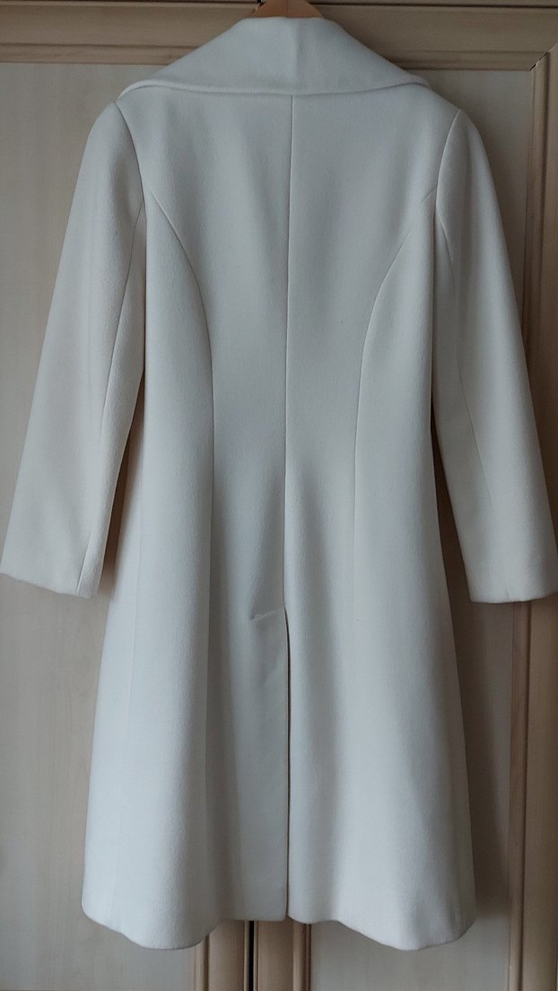 Adil Işık xs kemik renk Kadın Kışlık Manto - Görsel 3