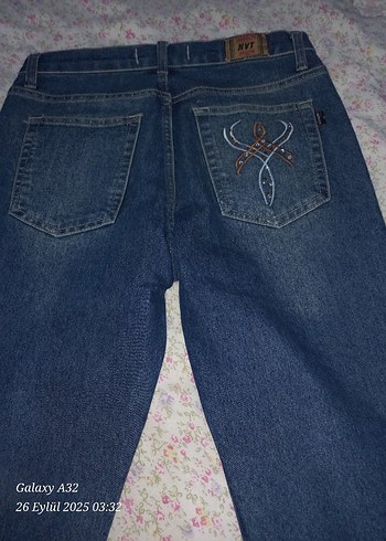 33 Beden lacivert Renk Bayan Kot Pantalon
