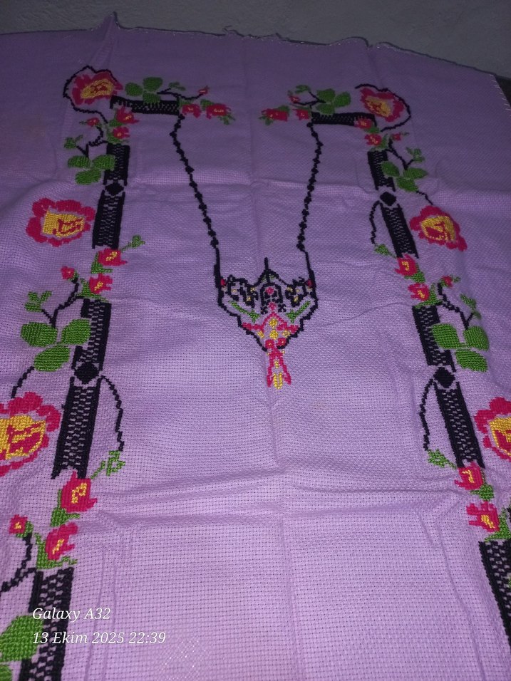 Etamin İşlemeli Seccade - Görsel 2