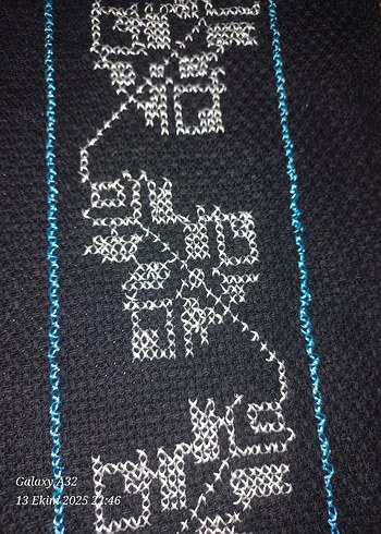 Etamin İşlemeli Seccade El emeğidir - Görsel 5