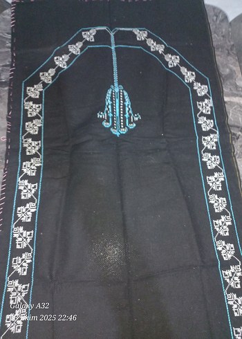 Etamin İşlemeli Seccade El emeğidir - Görsel 2