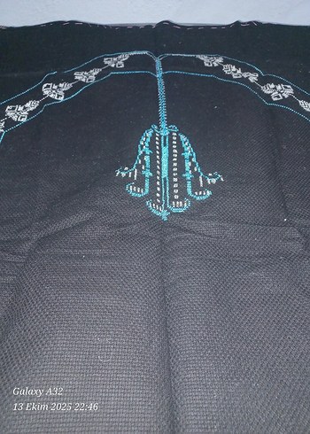 Etamin İşlemeli Seccade El emeğidir - Görsel 3