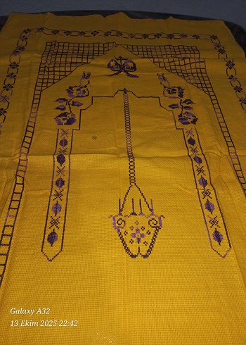 Etamin İşlemeli Seccade - Görsel 6