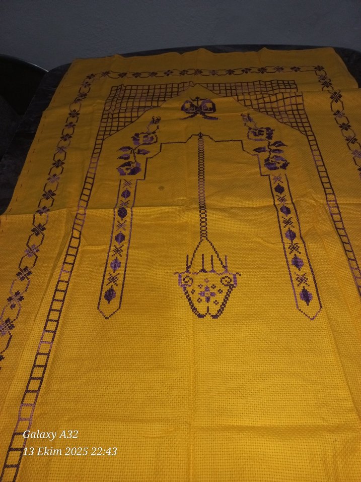 Etamin İşlemeli Seccade - Görsel 4