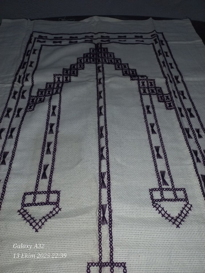 Etamin İşlemeli Seccade - Görsel 3