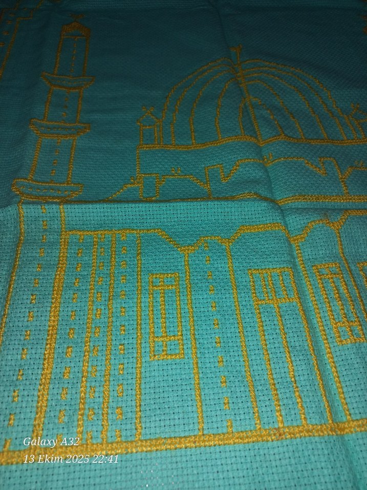 Etamin İşlemeli Seccade - Görsel 4