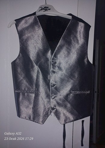 Erkek Çocuk Takim Yeleği Gümus - Görsel 3