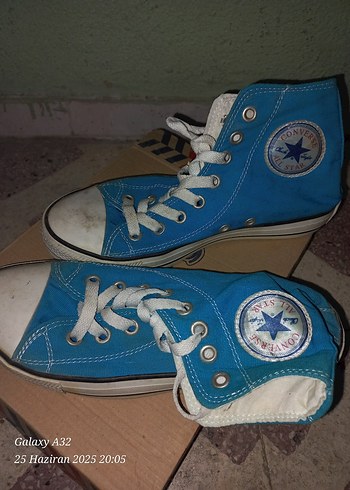 38 Beden Kadın Mavi Converse