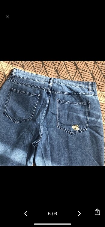 l Beden koton jean püsküllü