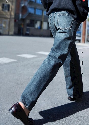 BERSHKA BAGGY JEAN SIFIR ETİKETLİ - Görsel 2