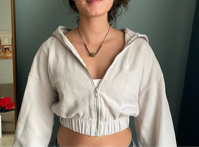 ZARA Crop Hoodie