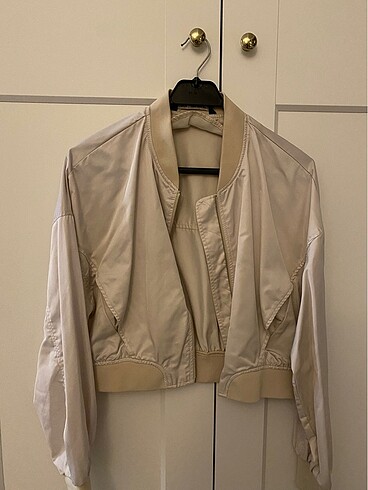 Zara saten bomber ceket