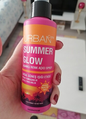 Urban care summer glow saç rengi açıcı sprey 