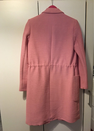 Zara uzun pembe ceket