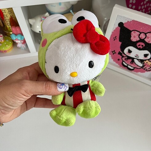 Hello Kitty Keroppi peluş