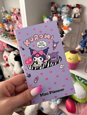 Kuromi Sanrio mini planlayıcı