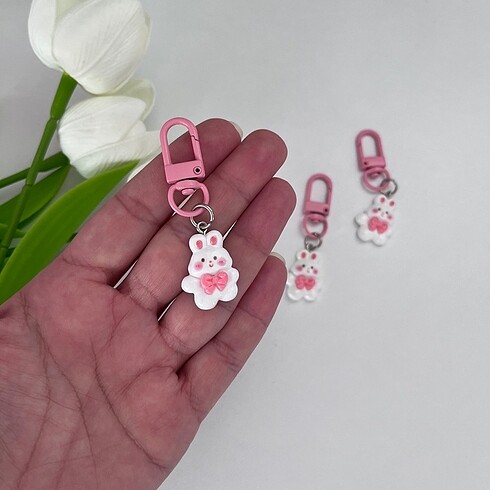 Diğer Kawaii bunny çanta süsü