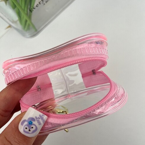 Beden pembe Renk Hello Kitty cüzdan anahtarlık