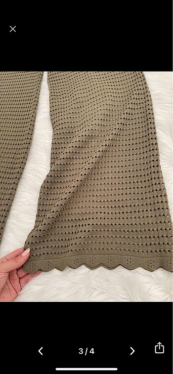 xs Beden Mango file pantolon