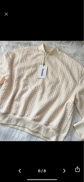 İpekyol örgü desen sewatshirt