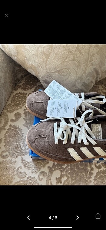 38,5 Beden kahverengi Renk Adidas Spezial Kahverengi
