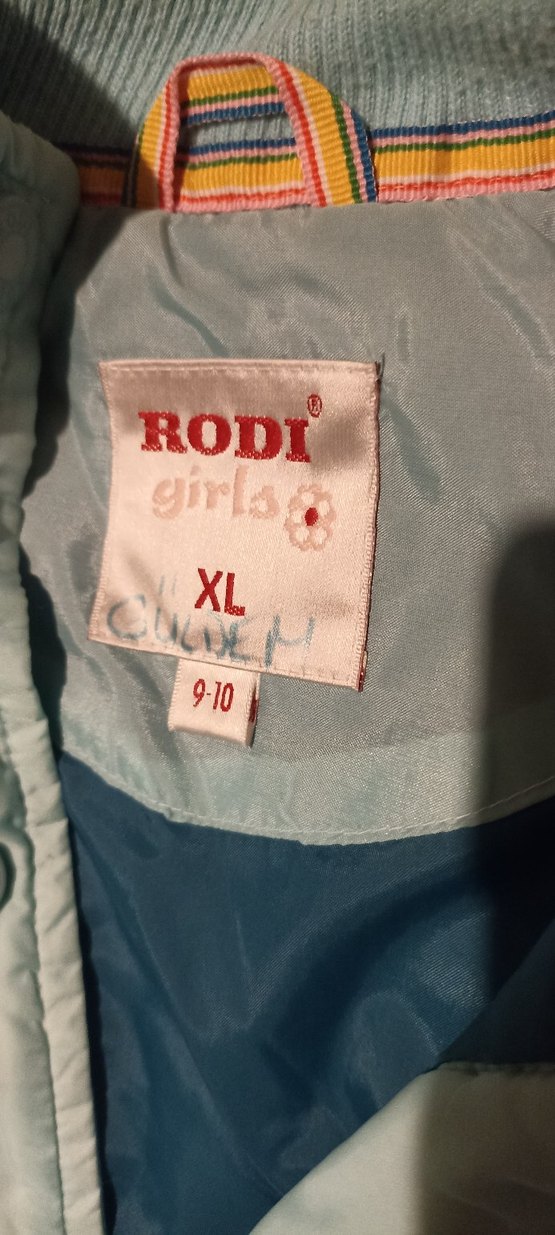 Mavi Fermuarlı kız çocuk yelek - Görsel 2