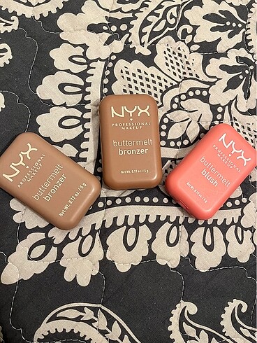 nyx buttermelt blush ve bronzer