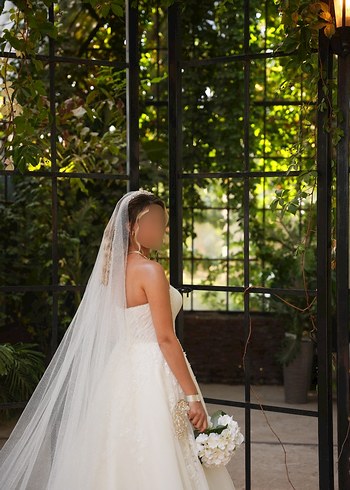 Straplez Özel Tasarım Gelinlik - Görsel 4