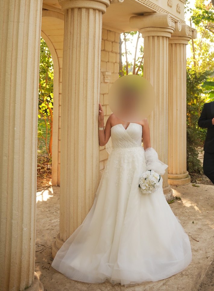 Straplez Özel Tasarım Gelinlik - Görsel 2