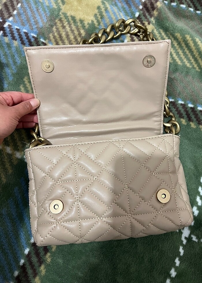 Krem çanta - Görsel 2