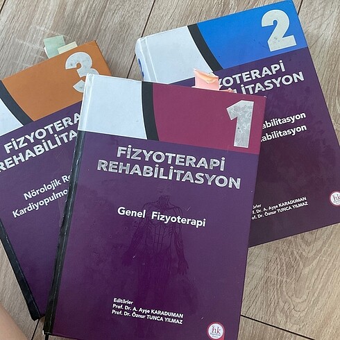 fizyoterapi rehabilitasyon seti 3 cilt