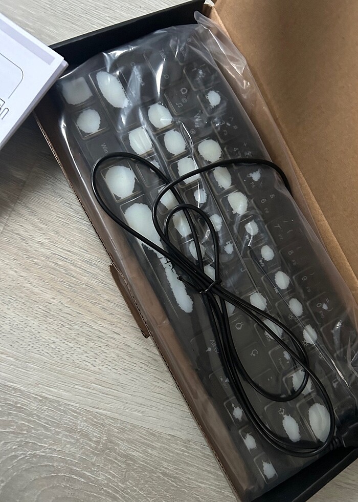 Everest Led ışıklı kablolu Q klavye - Görsel 3