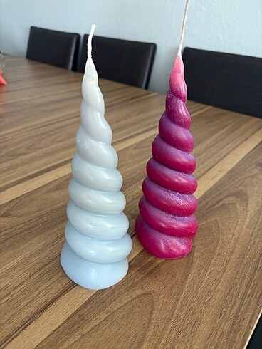 El yapımı spiral mum