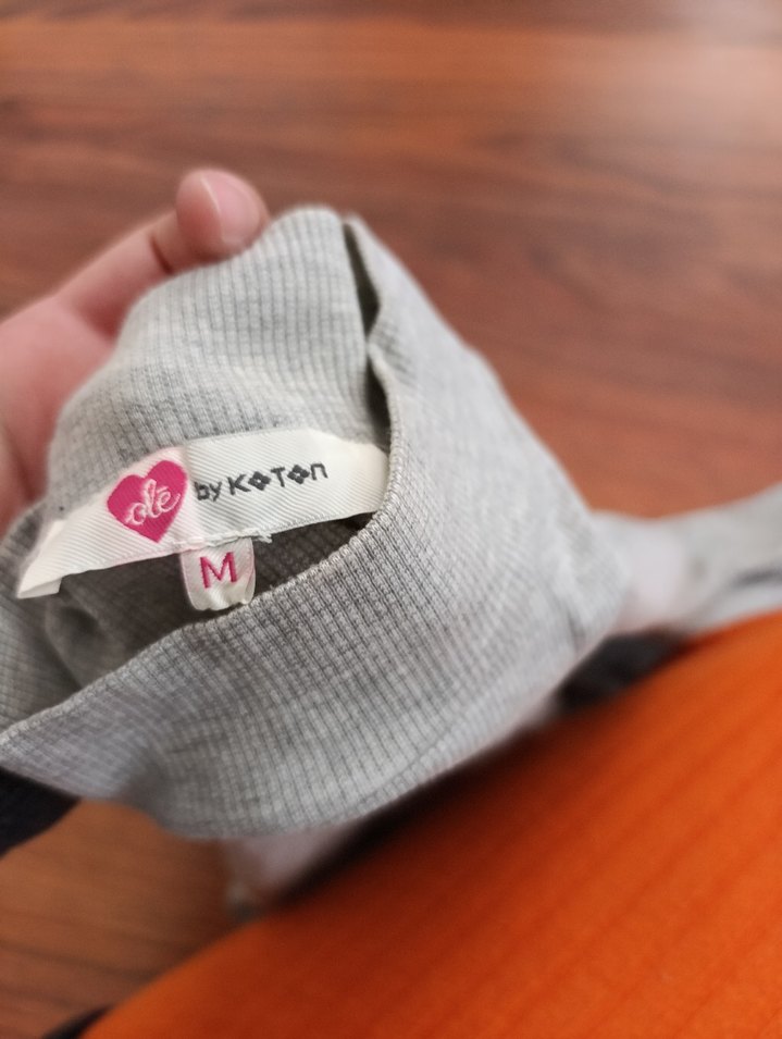 Gri Kadın Balıkçı Yaka Uzun Kollu Triko - Görsel 2