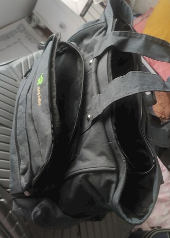 Gri Baskılı Bebek Çantası - Görsel 2