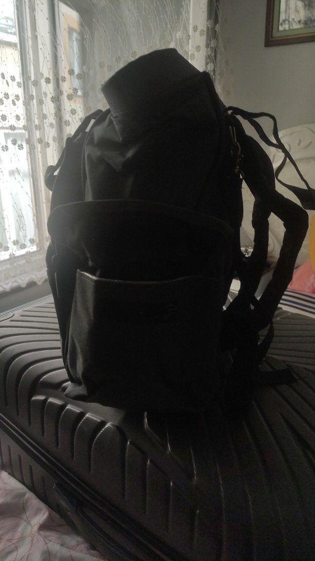 Gri Baskılı Bebek Çantası - Görsel 3