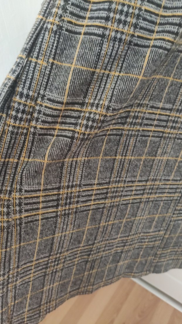 Kadın Gri Midi Düğmeli Kaban - Görsel 4