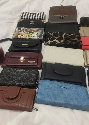 Kadın Deri Tokalı Çok Renkli Portföy Cüzdan - Görsel 2