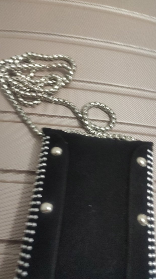 Tokalı Siyah Kadın El Çantası - Görsel 3