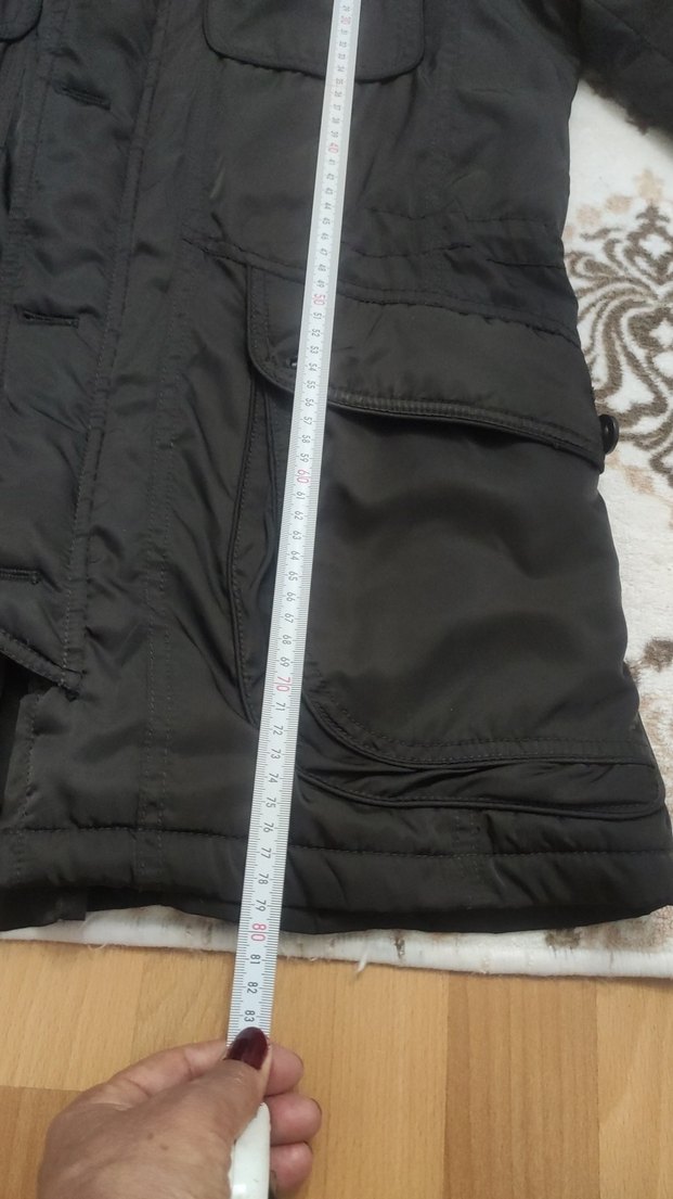 Kahverengi Kürklü Kadın Kışlık Mont - Görsel 2