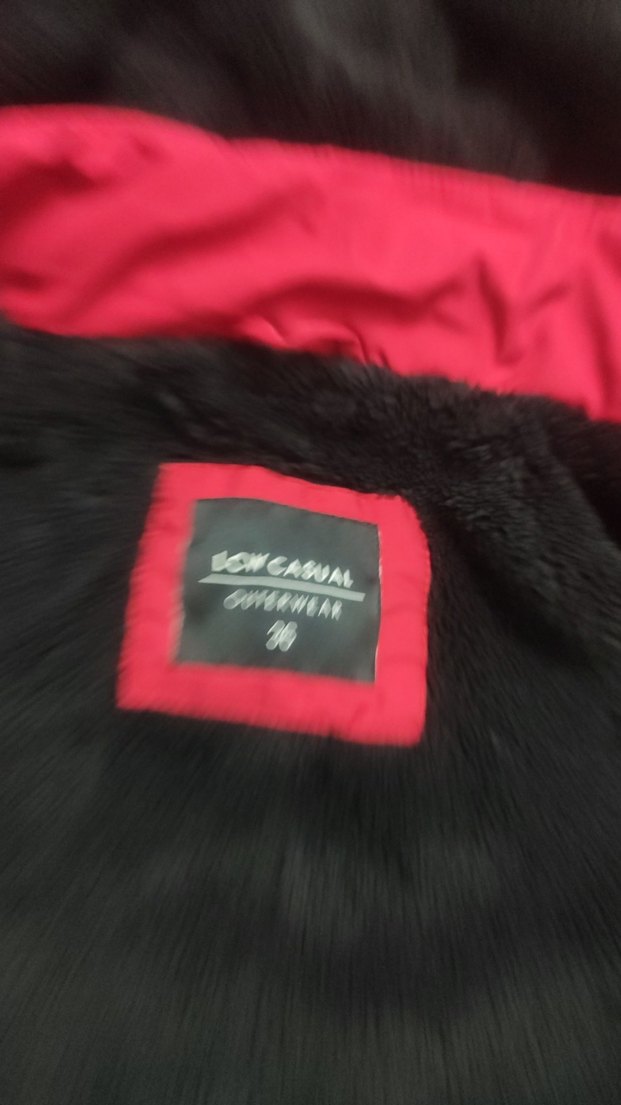 Bordo Kapüşonlu Kadın Kışlık Mont - Görsel 5