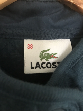 38 Beden mavi Renk ORJINAL LACOSTE BAYAN HIRKA