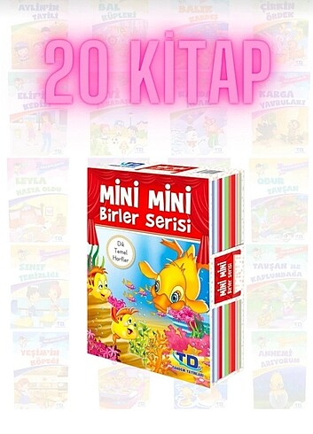 20 Hikaye Kitabı Seti Mini Mini Birler
