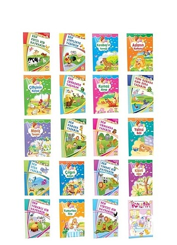 Hayvanları Tanıyalım 20 Kitap Hikaye Seti  - Görsel 2