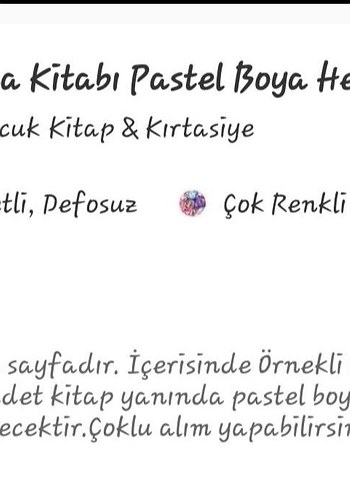 10'lu Eğitici Örnekli Boyama Seti ve 12'li Pastel - Görsel 5